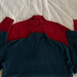 Koret turtle neck sweater bundle size S